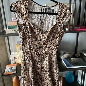 Leopard print Cheri Dress by Reformation